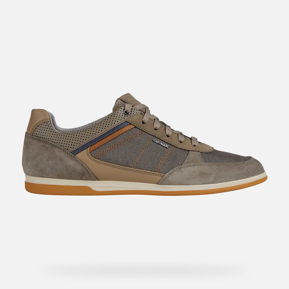 Tenis Geox Homem Cinzentas Escuro - Renan - FTQJW2864